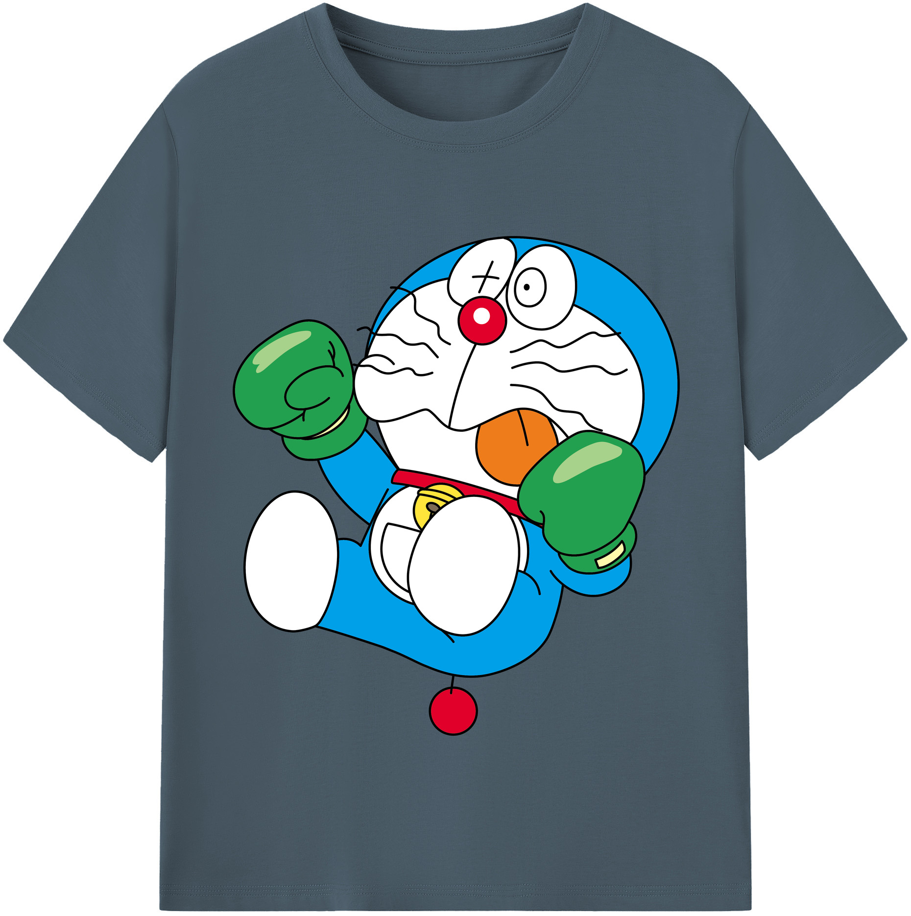 （画像用） ドラえもん Doraemon 綿100％半袖Tシャツ（フロントプリント）